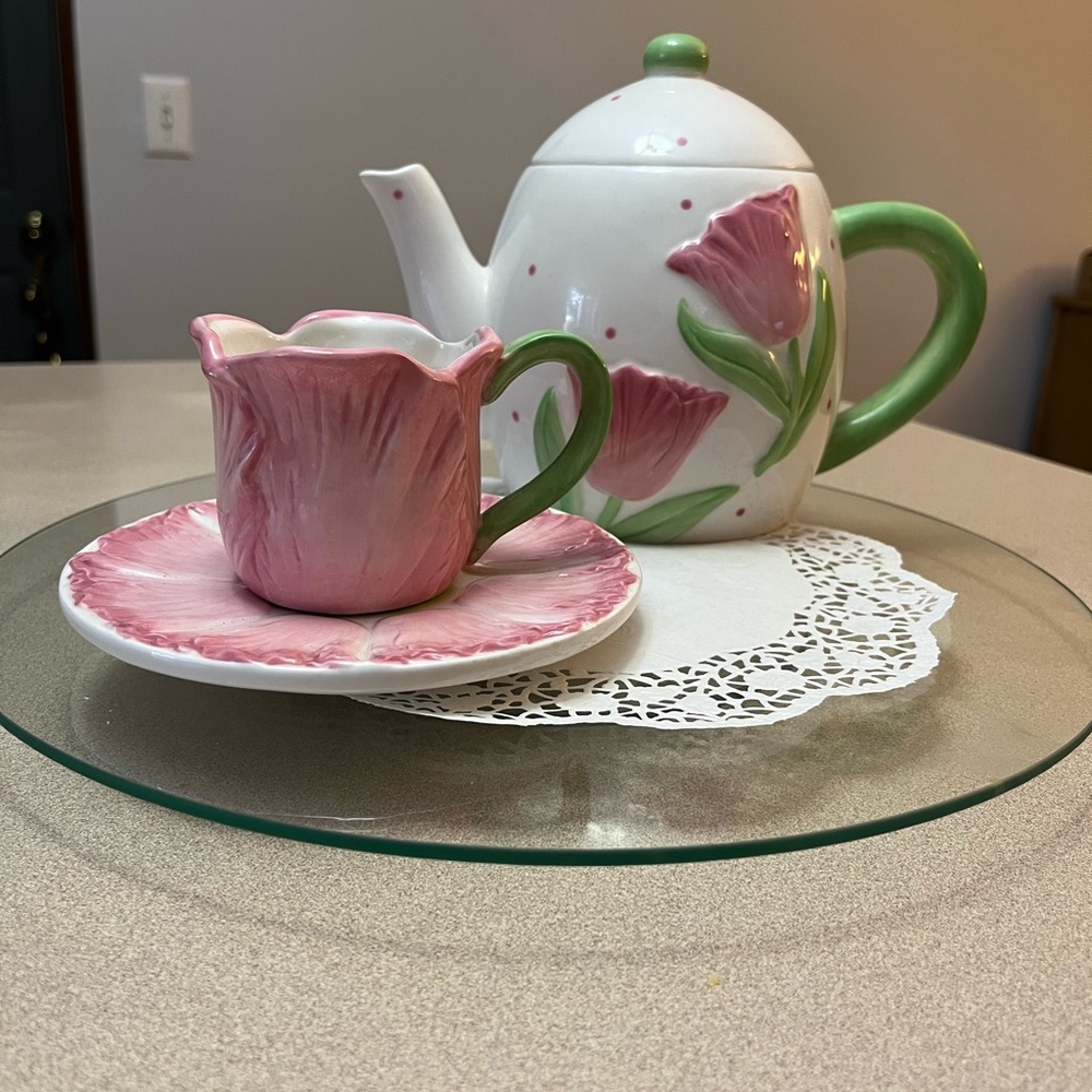 Home Interiors Teapot Set